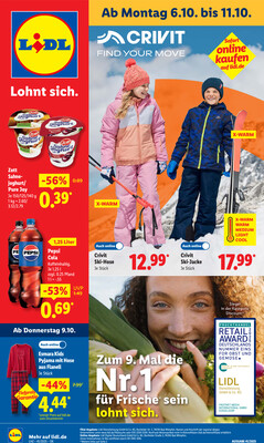 Leták Lidl Německo 6.10.-11.10.2025