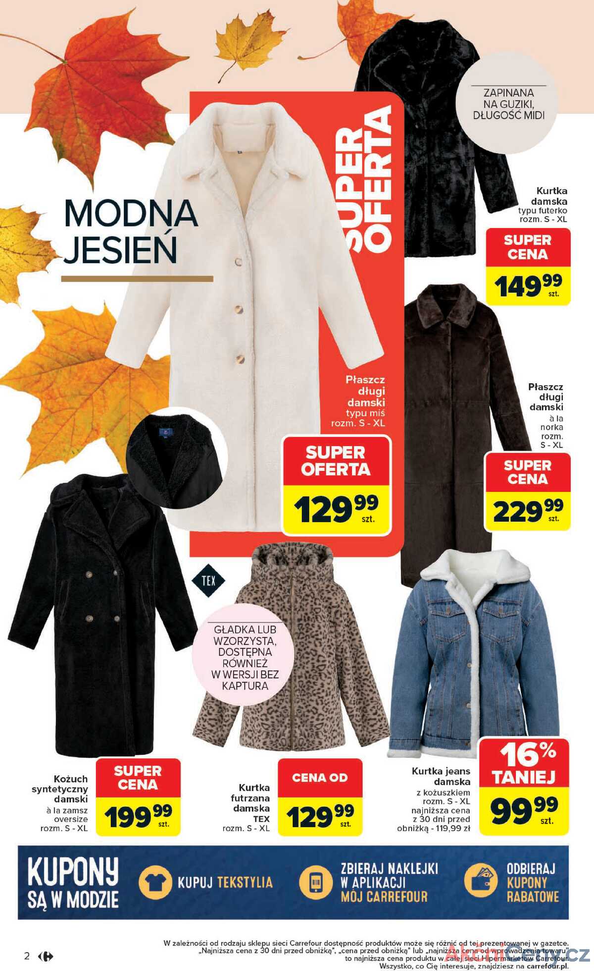 Leták Carrefour Polsko 29.9.-31.10.2025 - Podzim je v módě strana 2