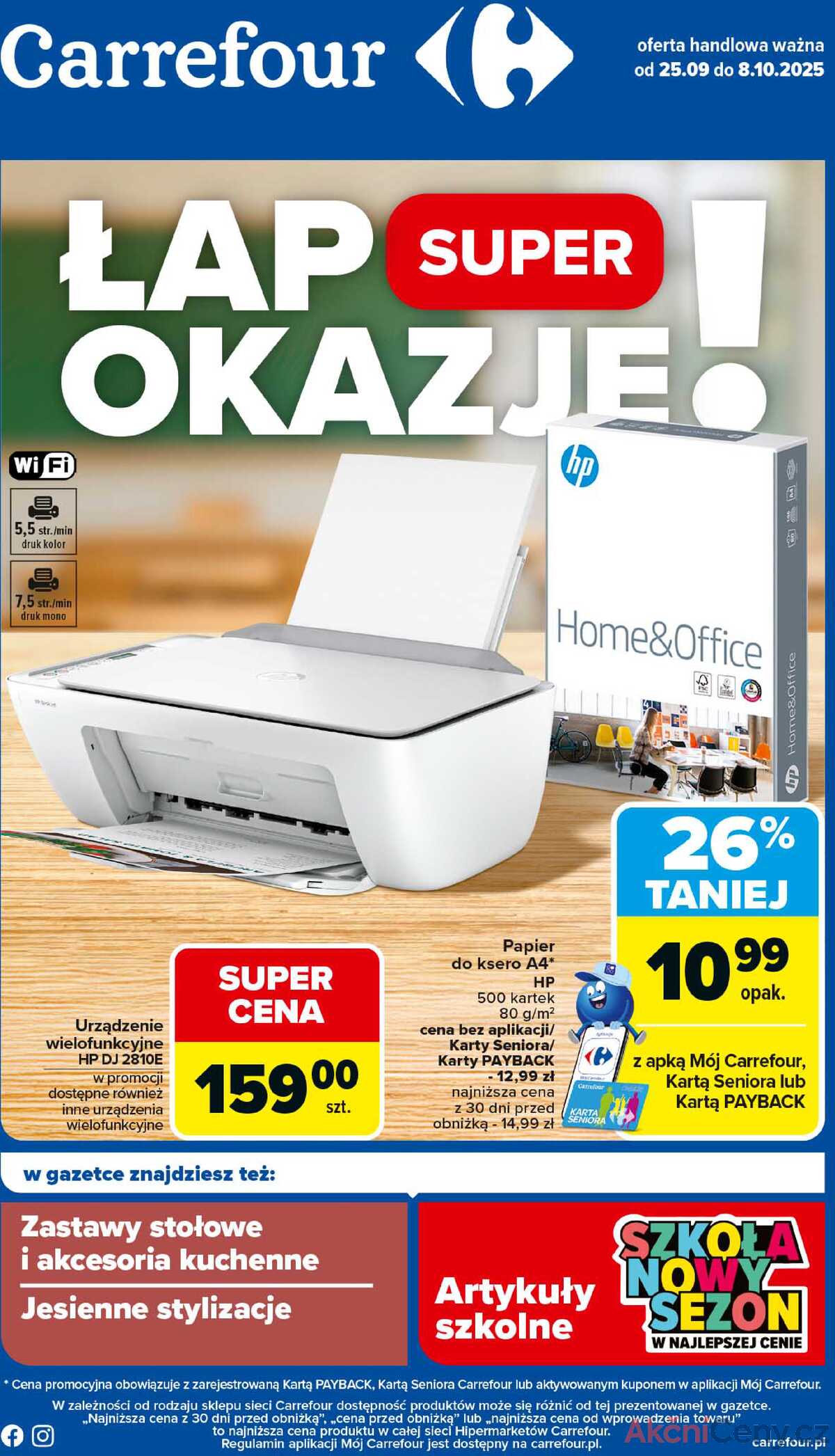 Leták Carrefour Polsko 25.9.-8.10.2025 - Zachyťte super nabídky od čtvrtka! strana 1