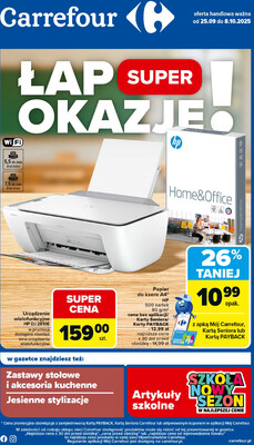 Leták Carrefour Polsko 25.9.-8.10.2025 - Zachyťte super nabídky od čtvrtka!