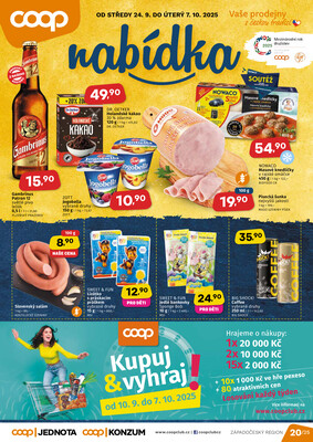 COOP Západočeský region do 7.10.