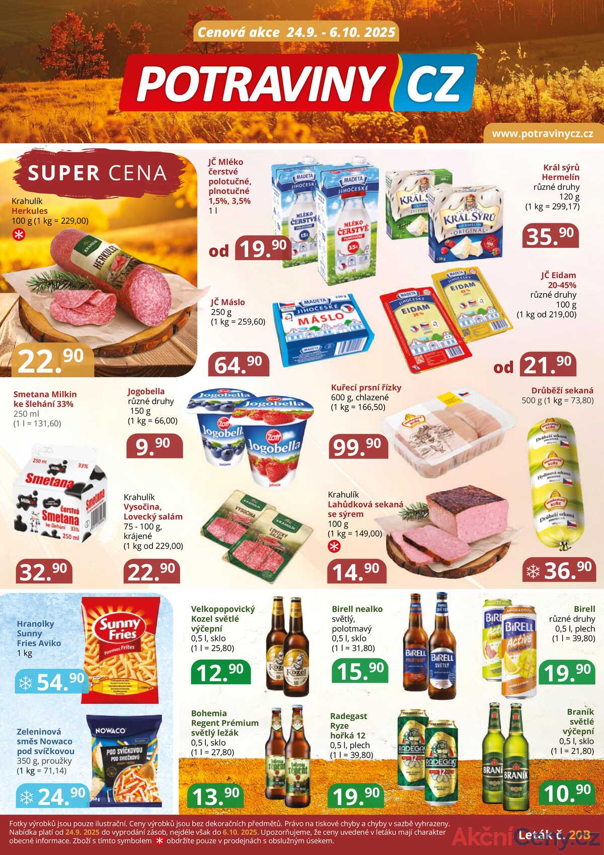 Potraviny CZ do 6.10. strana 1