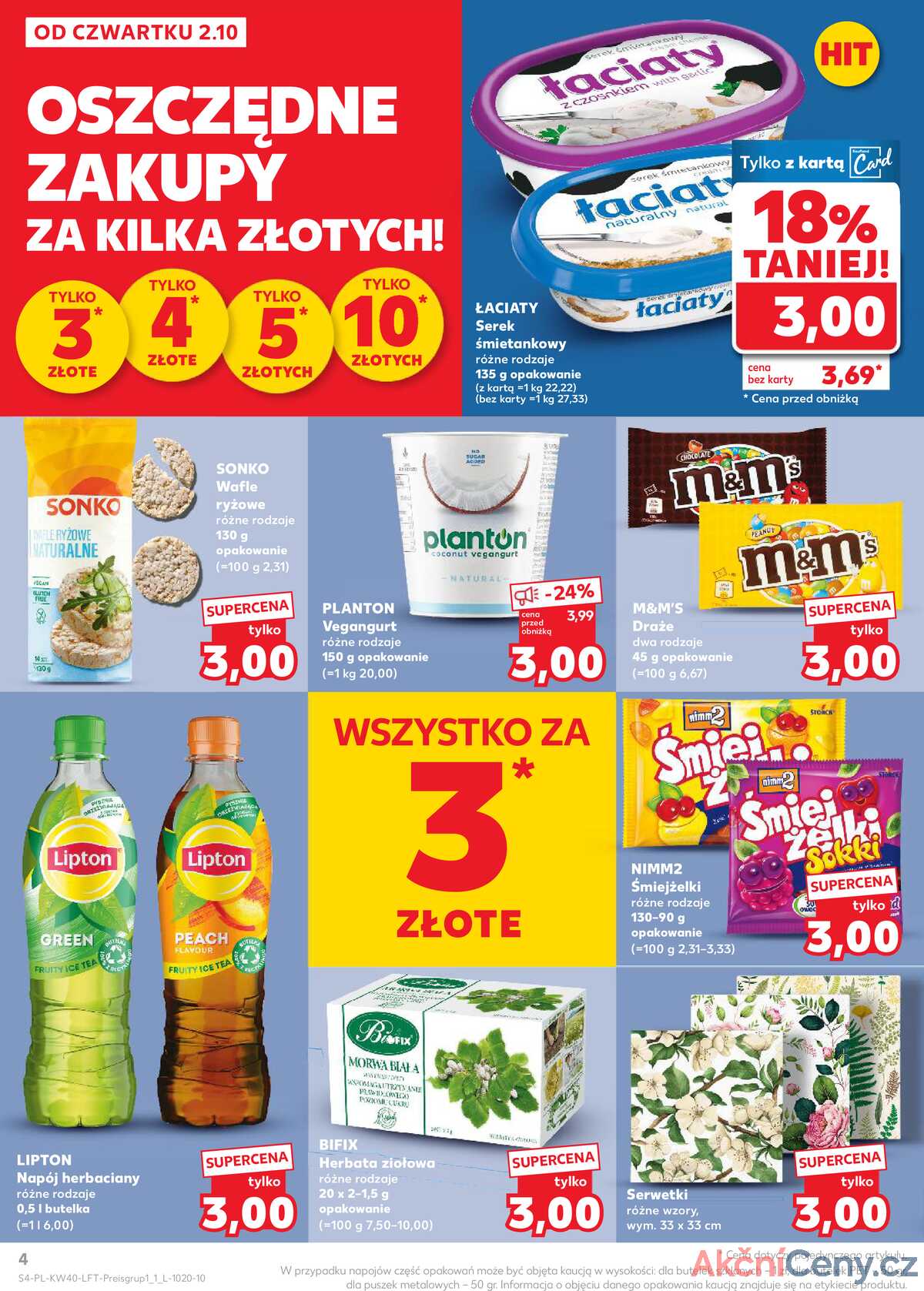 Leták Kaufland Polsko 2.10.-8.10.2025 - Noviny týdne strana 4