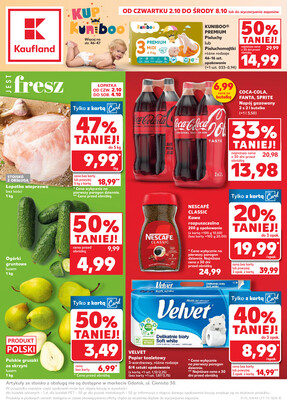 Leták Kaufland Polsko 2.10.-8.10.2025 - Noviny týdne