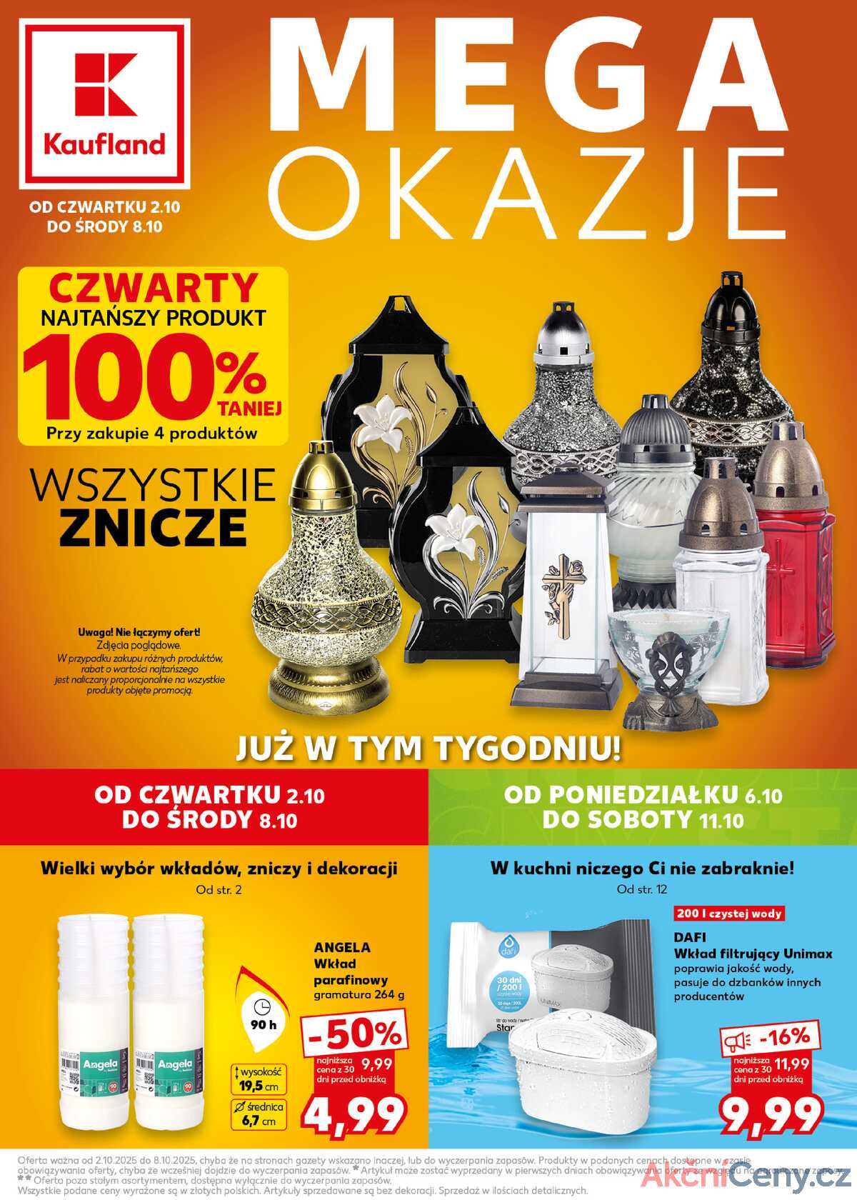 Leták Kaufland Polsko 2.10.-8.10.2025 strana 1