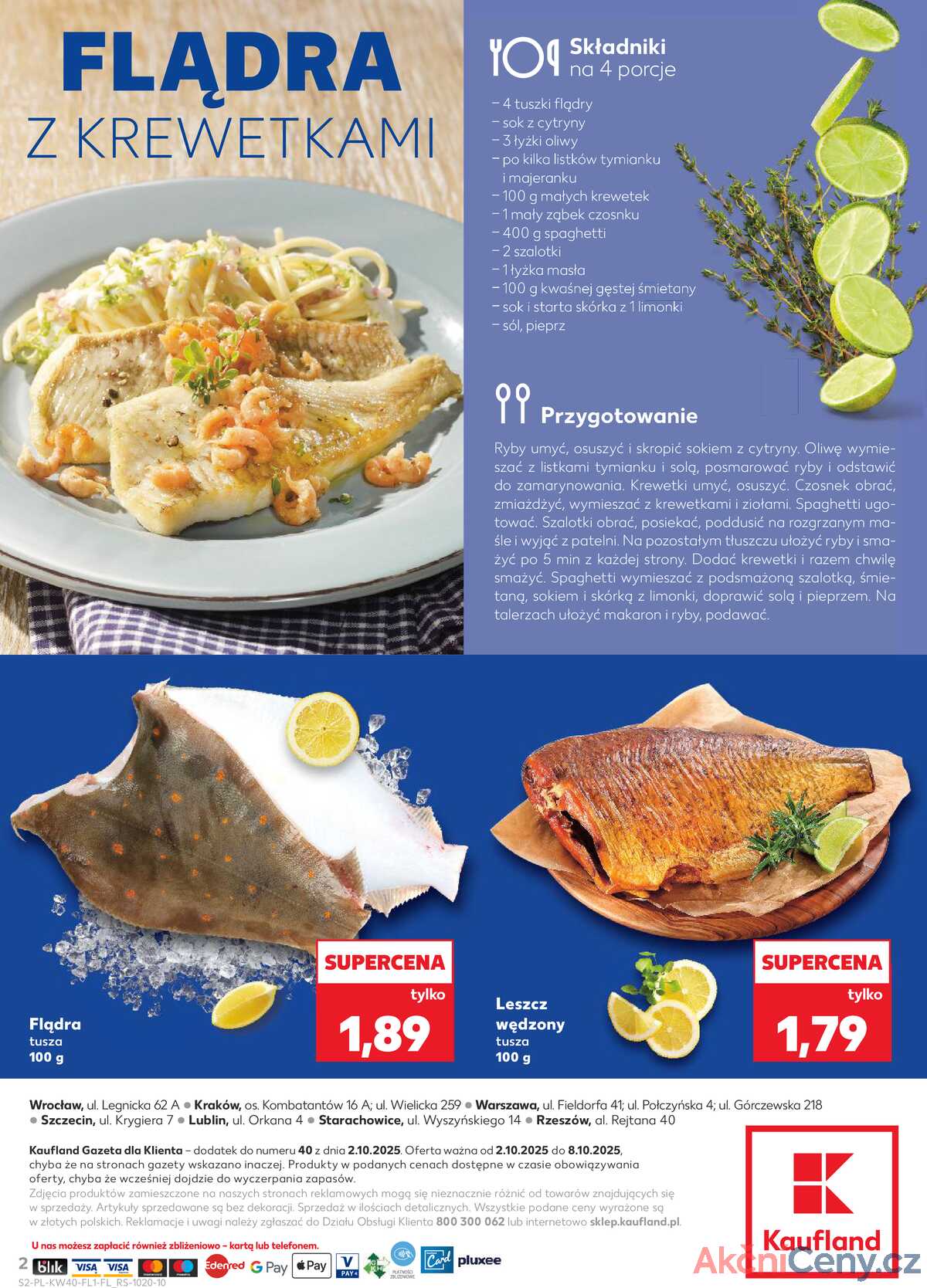 Leták Kaufland Polsko 2.10.-8.10.2025 strana 2