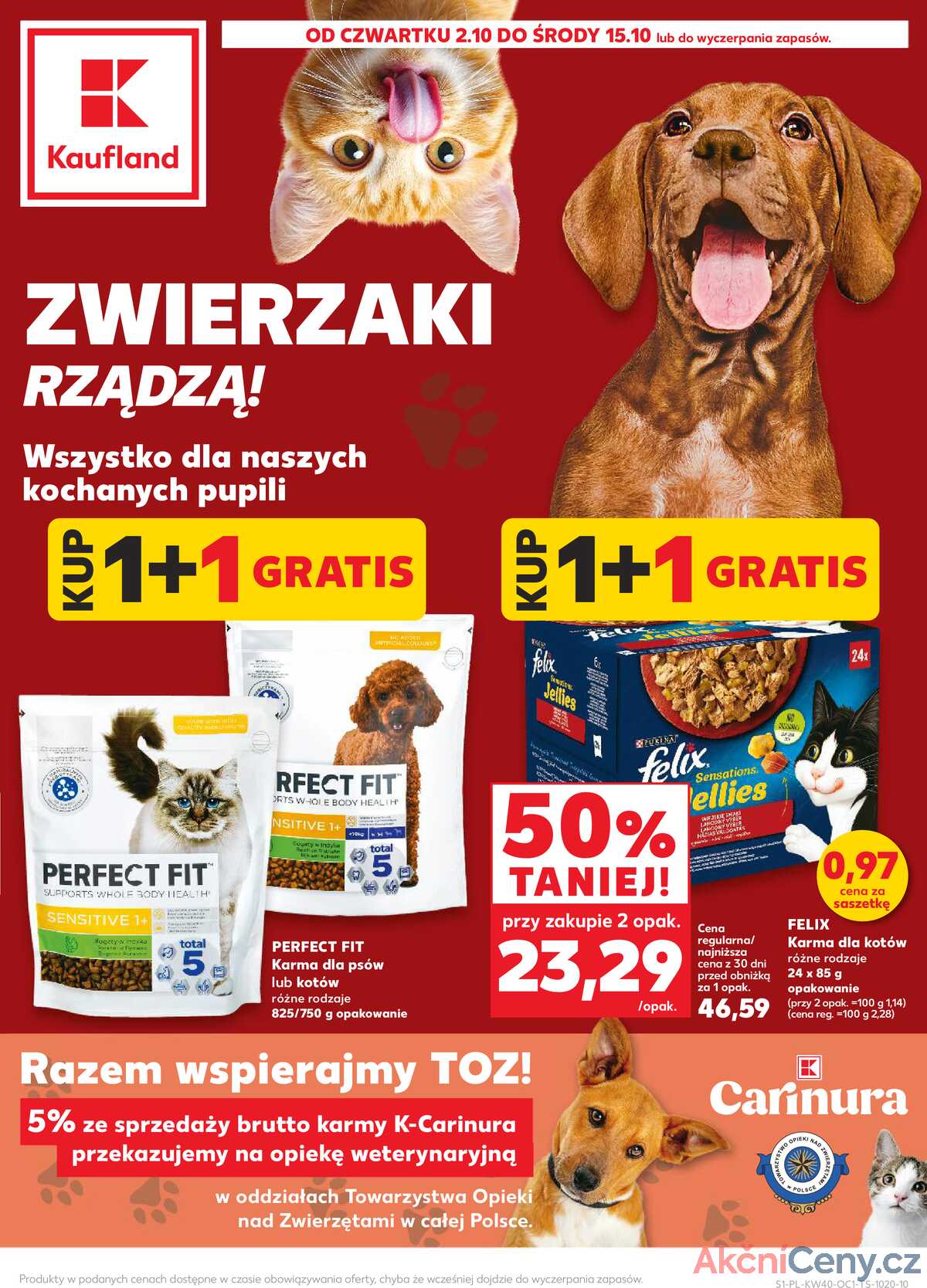 Leták Kaufland Polsko 2.10.-15.10.2025 strana 1