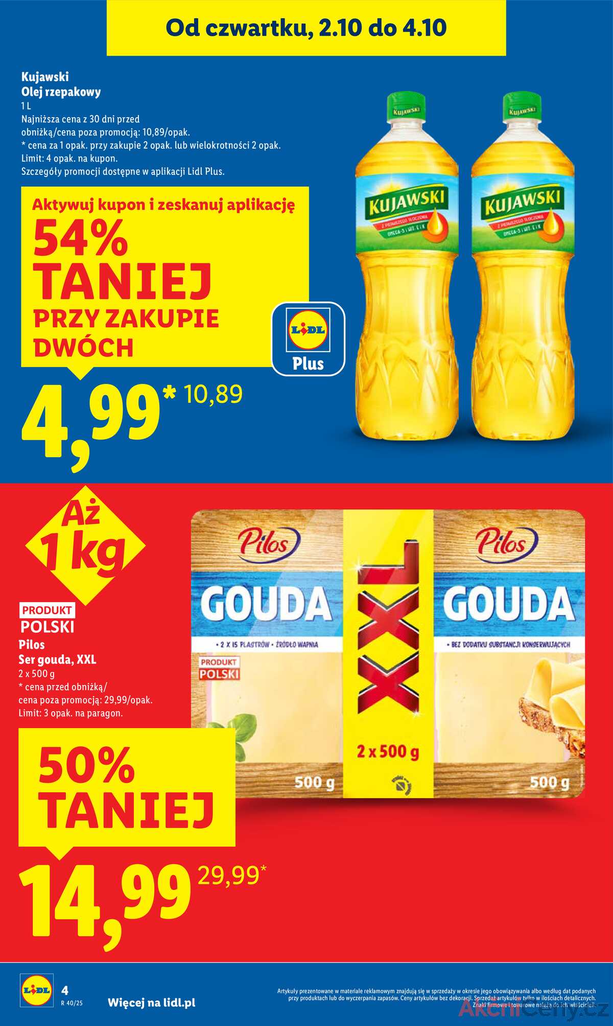 Leták Lidl Polsko 2.10.-4.10.2025 strana 4