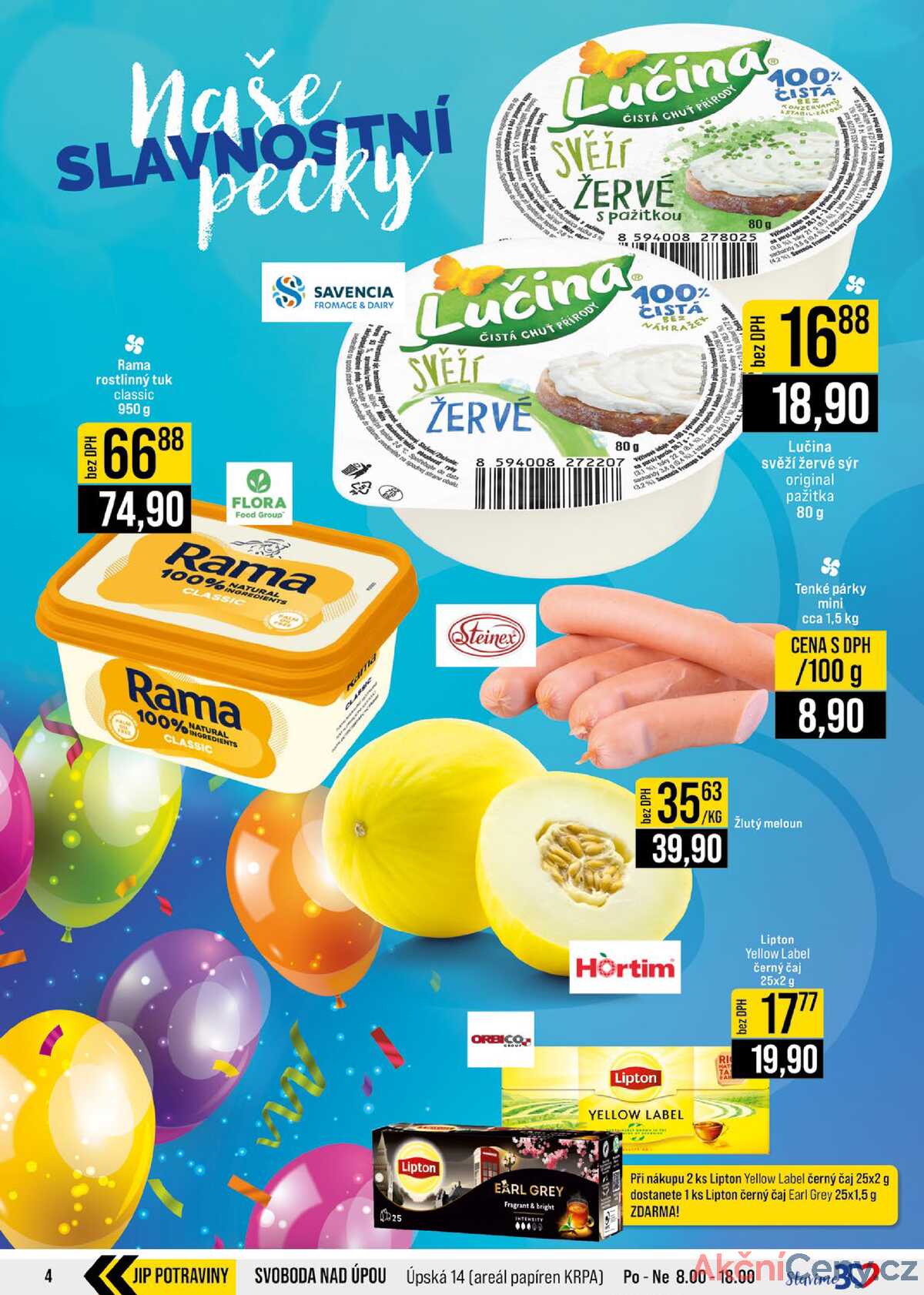 JIP Cash & Carry Brno, Praha, Ostrava, Jilemnice, Pardubice, Ostrava, Karlovy Vary, Olomouc a Zlín od 1.10. do 7.10.2025 strana 4