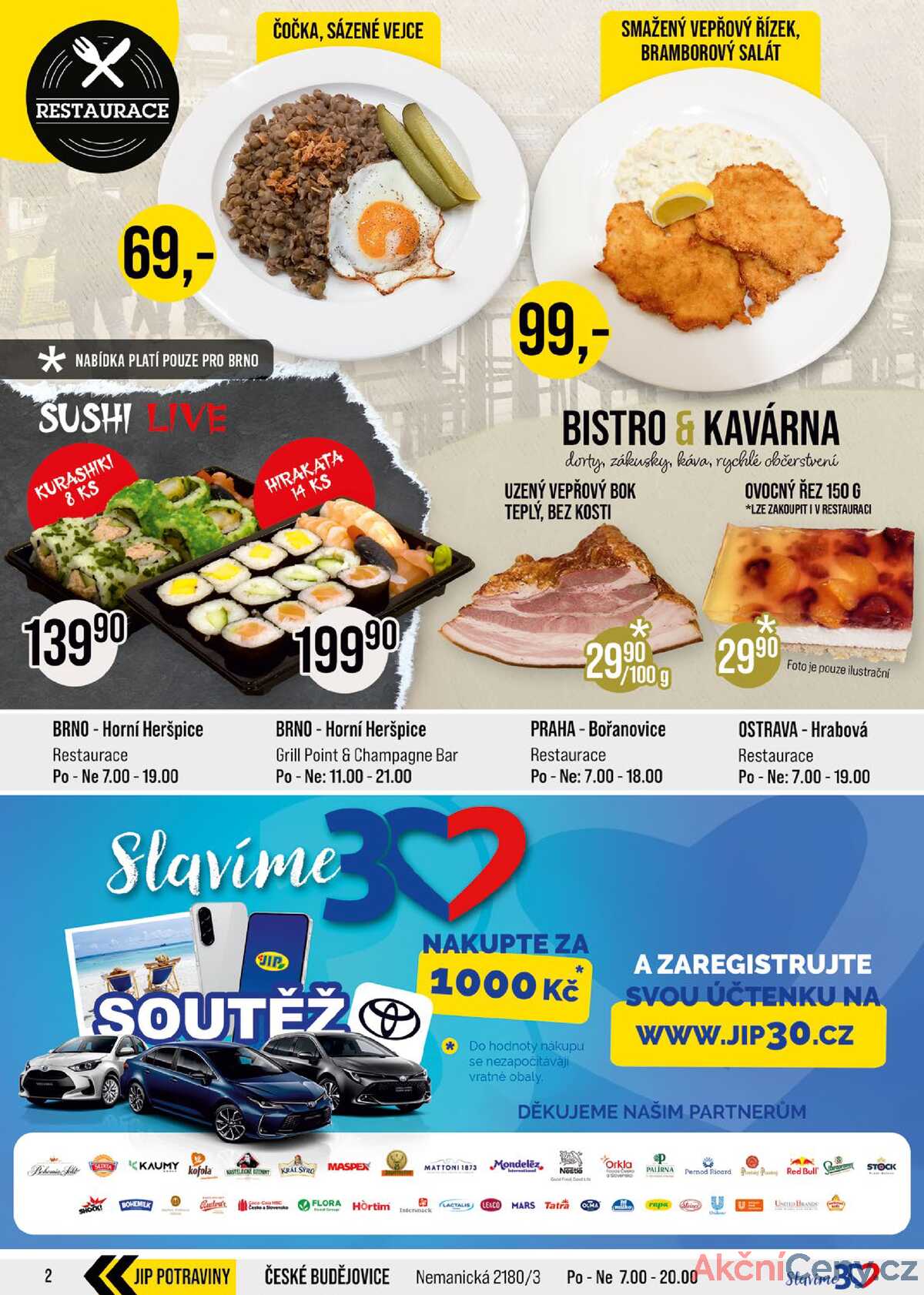 JIP Cash & Carry České Budějovice, Most, Náchod, Polička, Sušice a Svoboda nad Úpou od 1.10. do 7.10.2025 strana 2