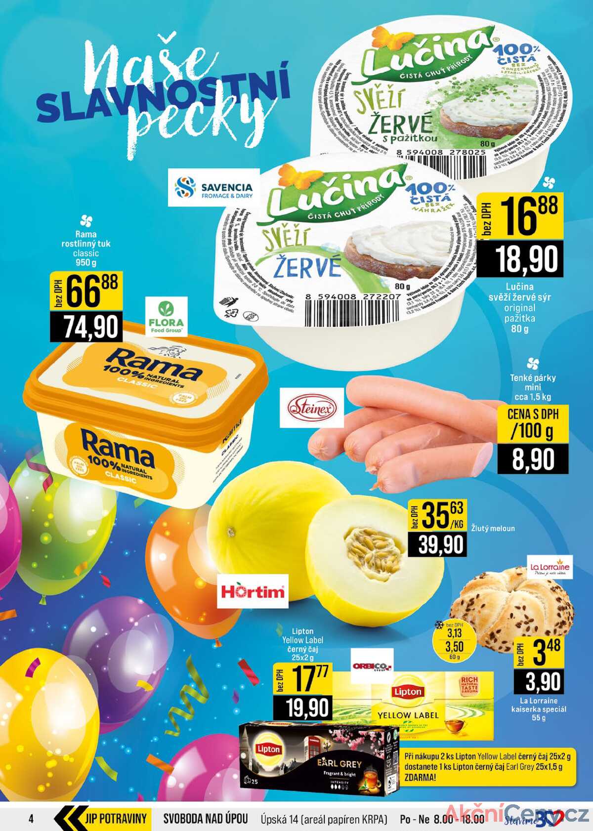 JIP Cash & Carry České Budějovice, Most, Náchod, Polička, Sušice a Svoboda nad Úpou od 1.10. do 7.10.2025 strana 4