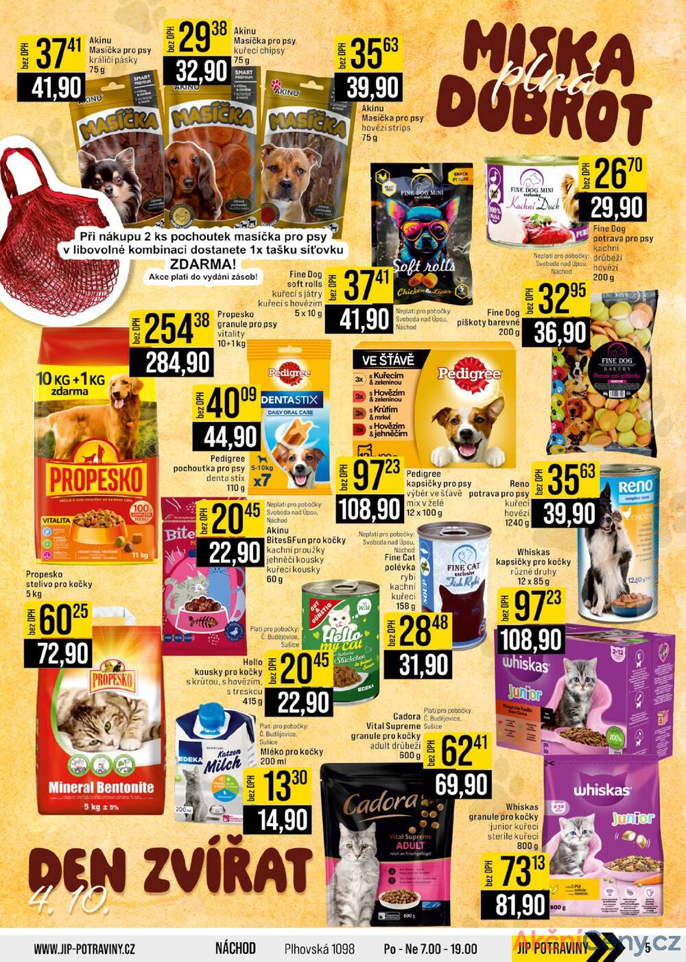 Leták JIP - JIP Cash & Carry České Budějovice, Most, Náchod, Polička, Sušice a Svoboda nad Úpou od 1.10. do 7.10.2025 - strana 5