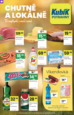 Kubík potraviny letáky