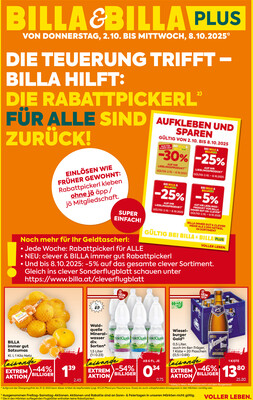 Leták BILLA Rakousko 2.10.-8.10.2025 - BILLA &amp;amp; BILLA PLUS