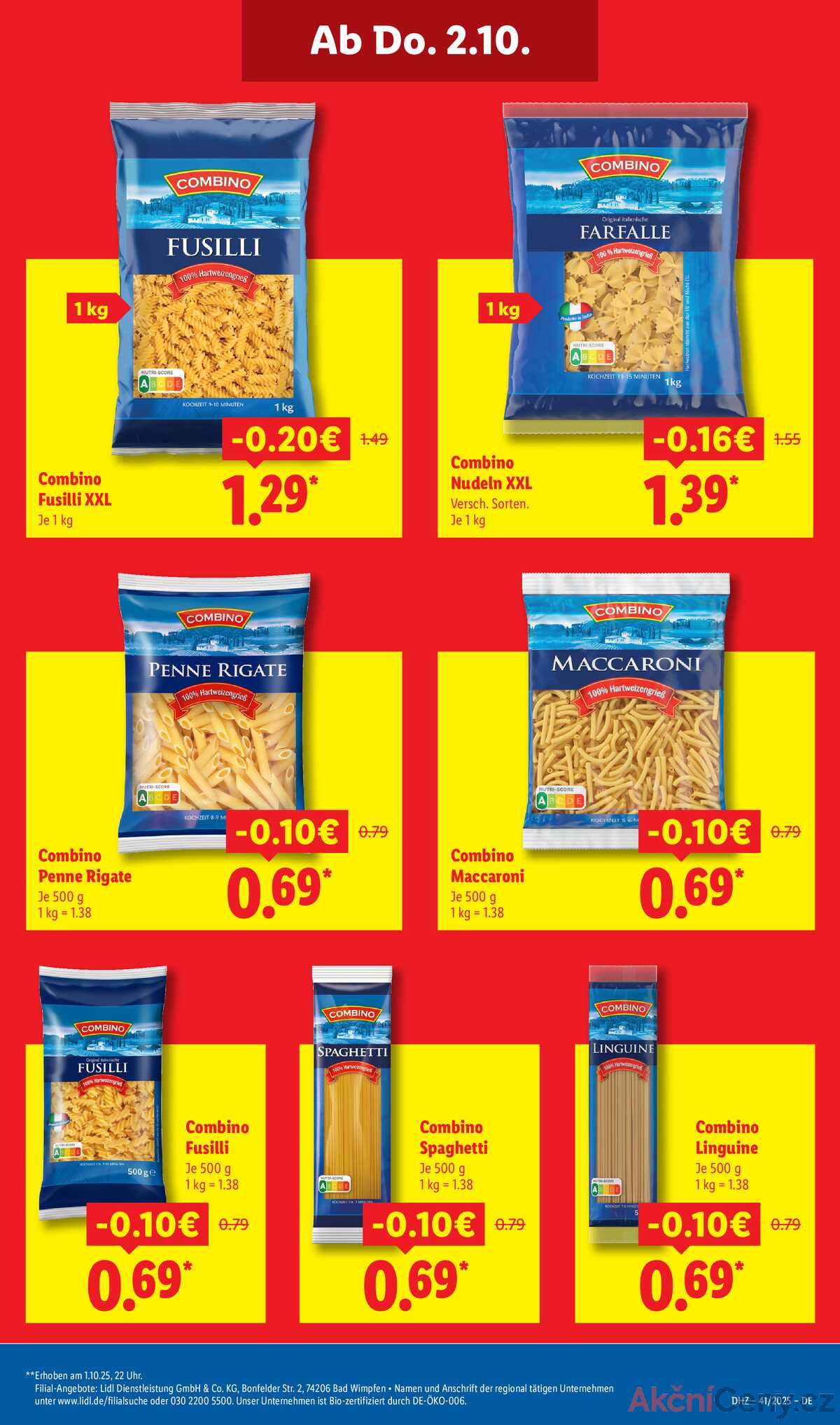 Leták Lidl Německo 6.10.-11.10.2025 strana 3
