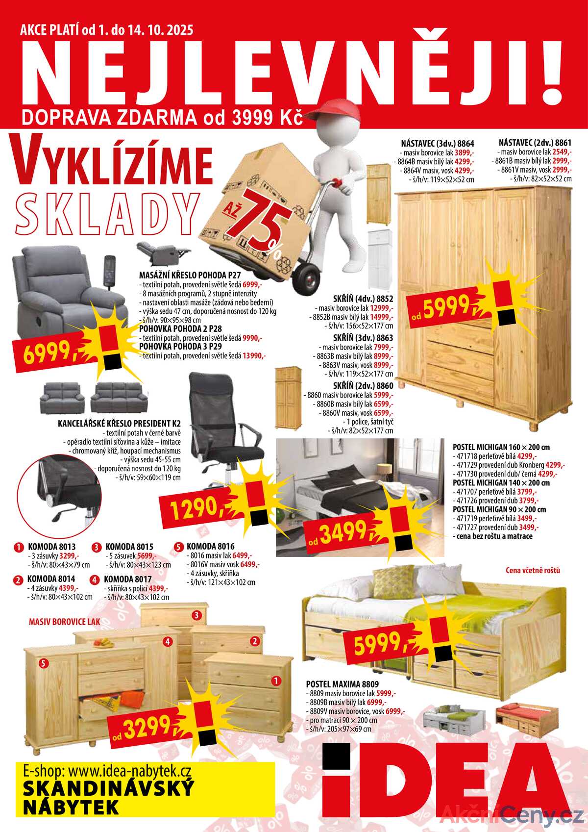 IDEA nábytek od 1.10. do 14.10.2025 strana 1