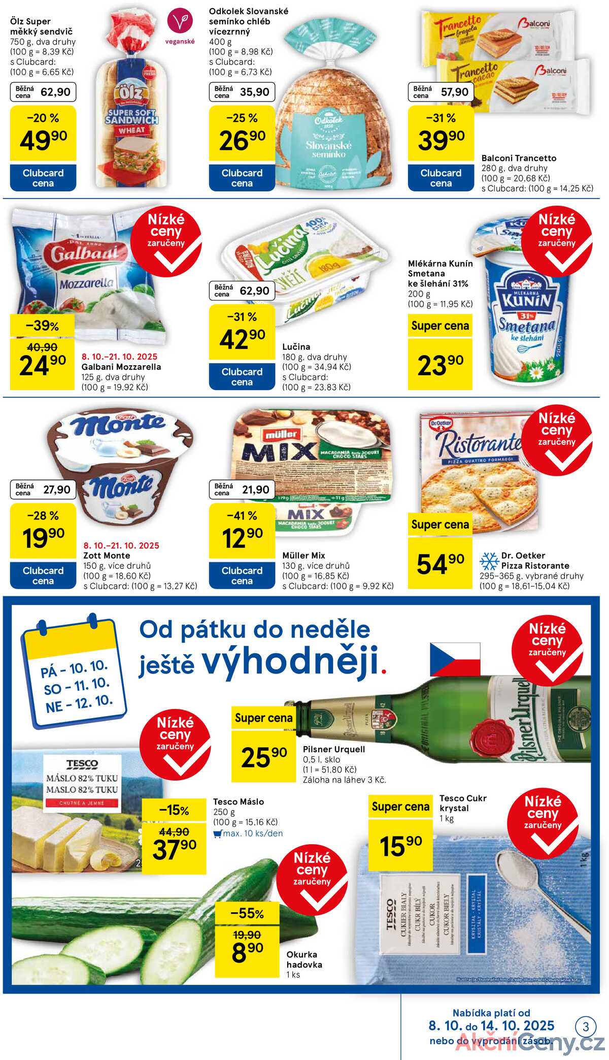 Tesco malé hypermarkety od 8.10. do 14.10.2025 strana 3