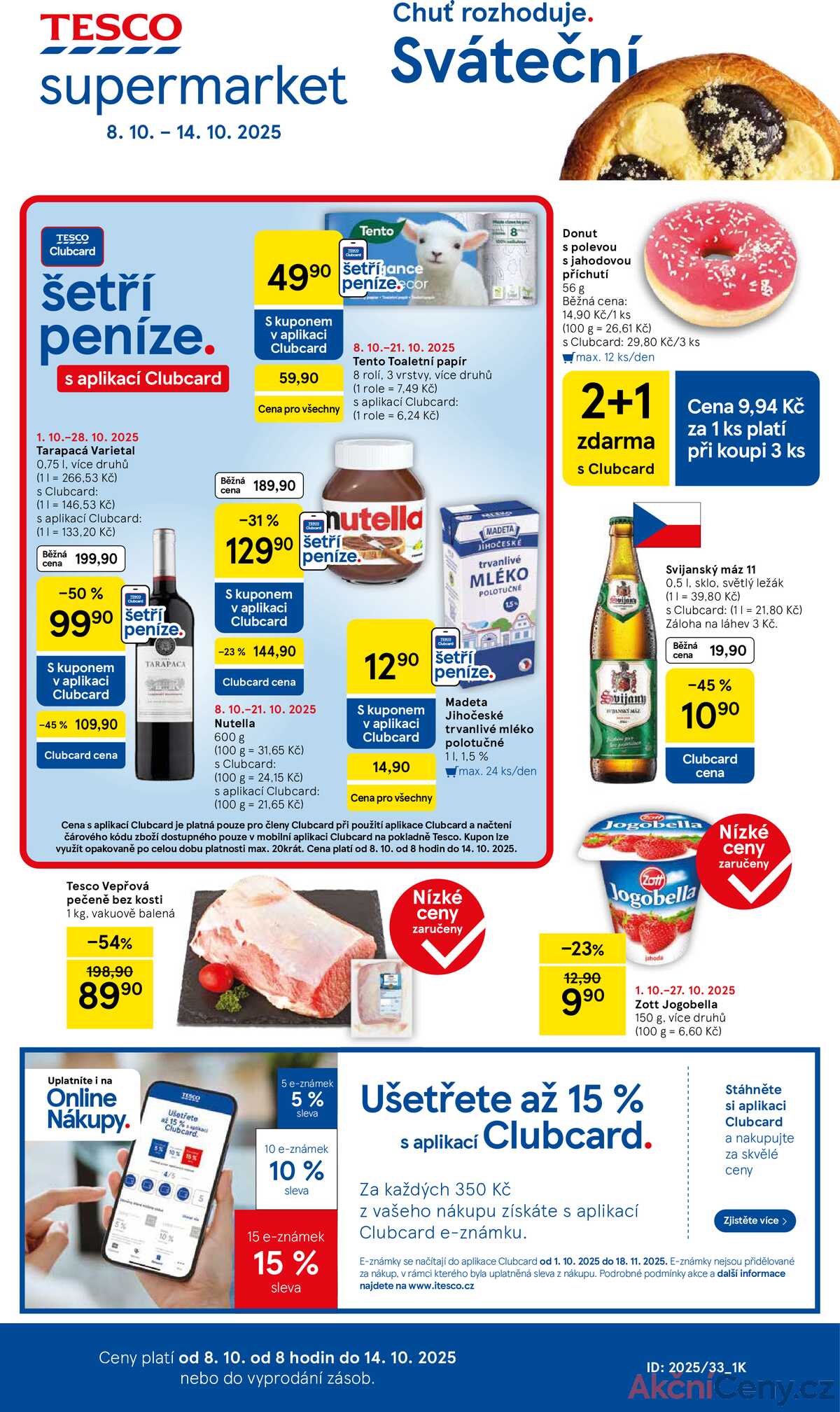 Tesco supermarkety od 8.10. do 14.10.2025 strana 1