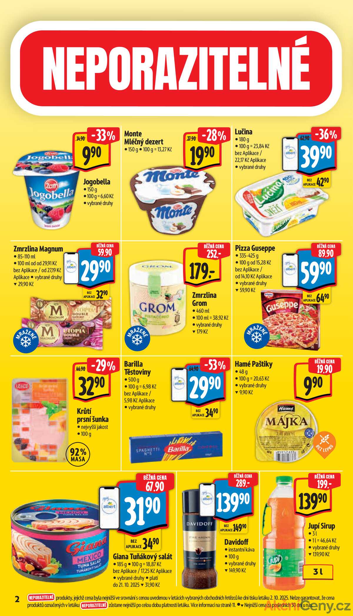 Albert Supermarket od 8.10. do 14.10.2025 strana 2