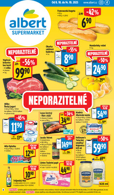 Albert Supermarket od 8.10. do 14.10.2025