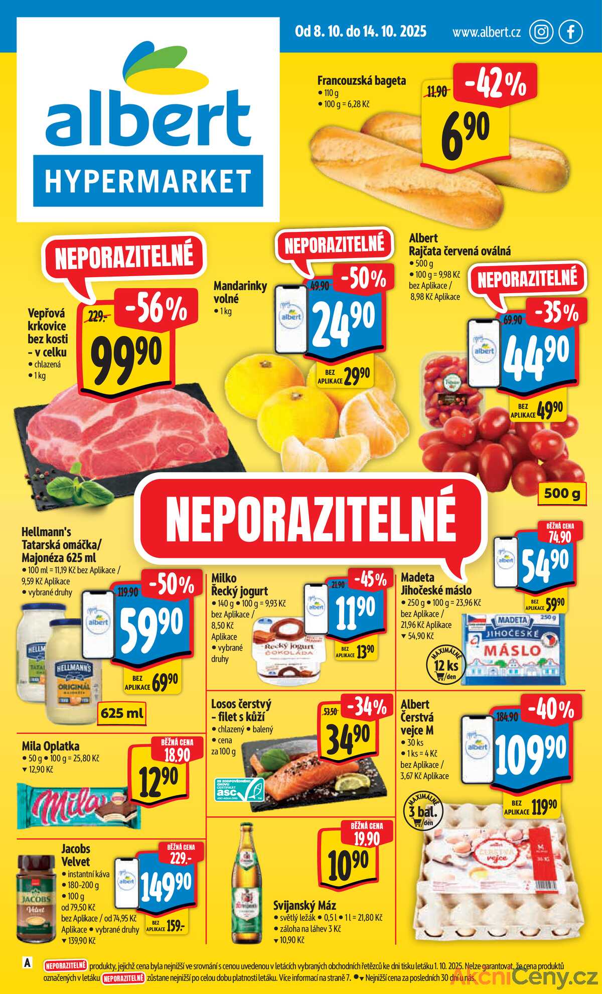 Albert  Hypermarket od 8.10. do 14.10.2025 strana 1
