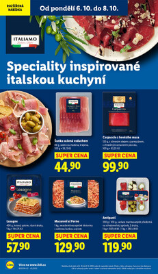 Lidl od 6.10. do 8.10.2025