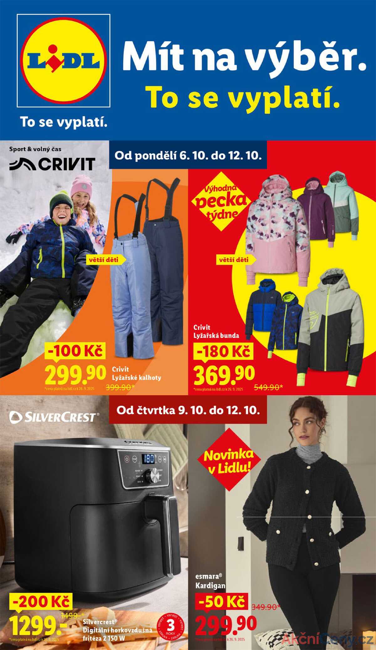 Lidl Spotřební zboží 6.10. - 12.10. strana 1
