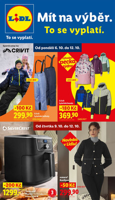 Lidl Spotřební zboží 6.10. - 12.10.