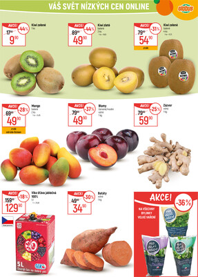 Akční leták Globus 8.10. - 14.10.2025 - Globus Brno Ivanovice