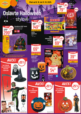 Akční leták Globus 8.10. - 31.10.2025 - Globus Praha - Štěrboholy