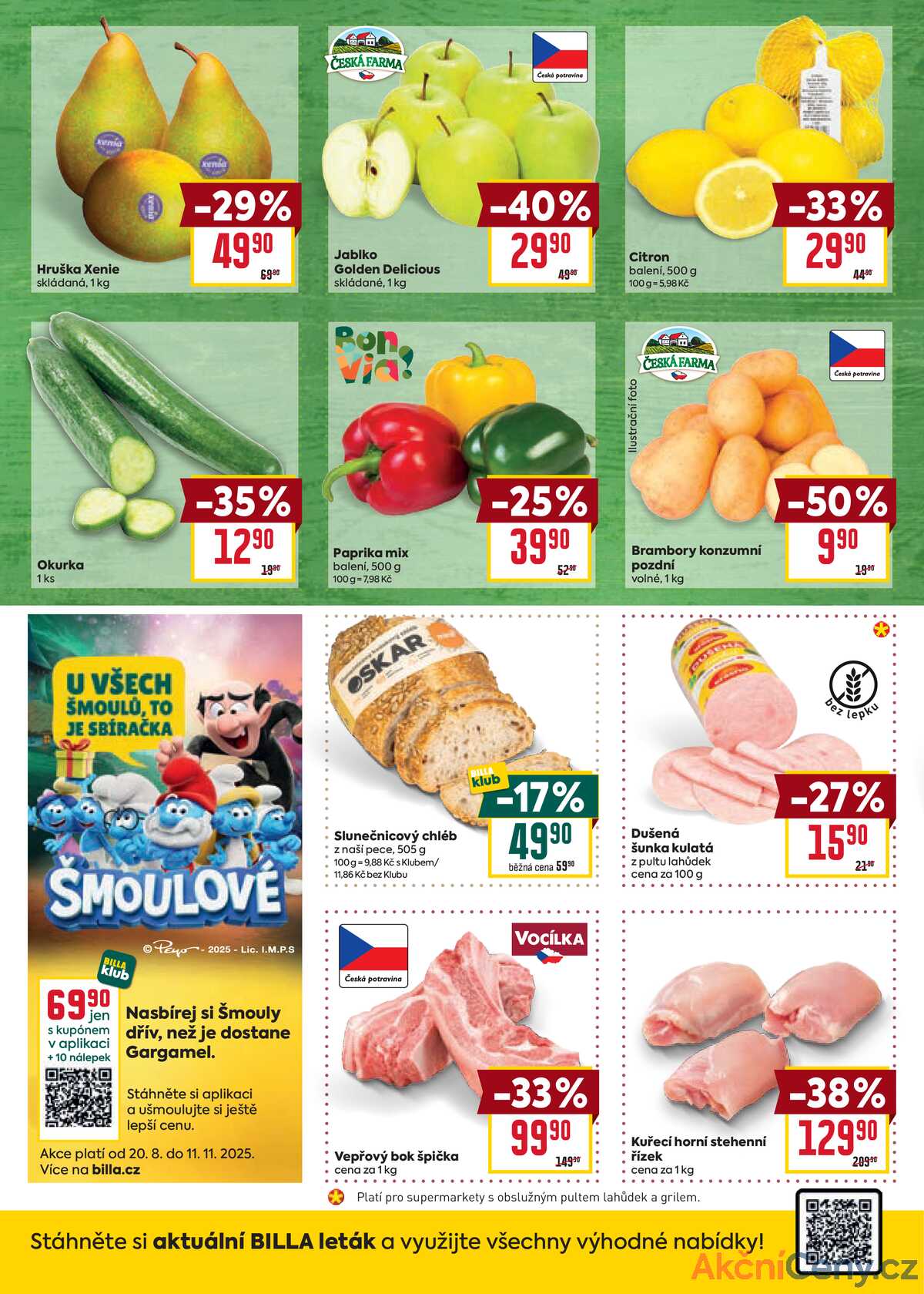 Billa malý leták od 8.10. do 14.10.2025 strana 2