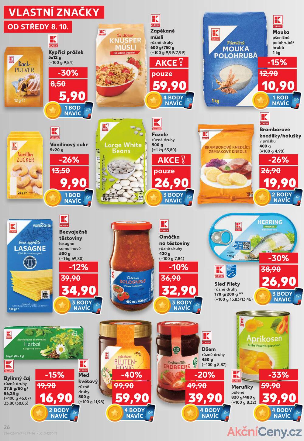 Leták Kaufland - Kaufland 8.10. - 14.10. - Kaufland - Příbram - strana 26
