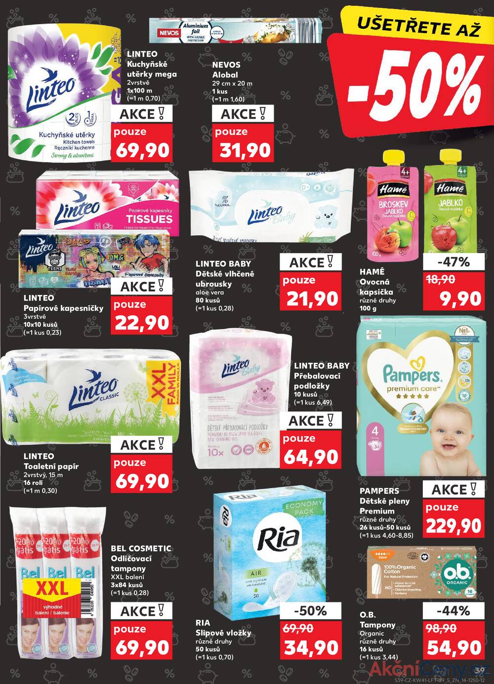 Leták Kaufland - Kaufland 8.10. - 14.10. - Kaufland - Příbram - strana 39