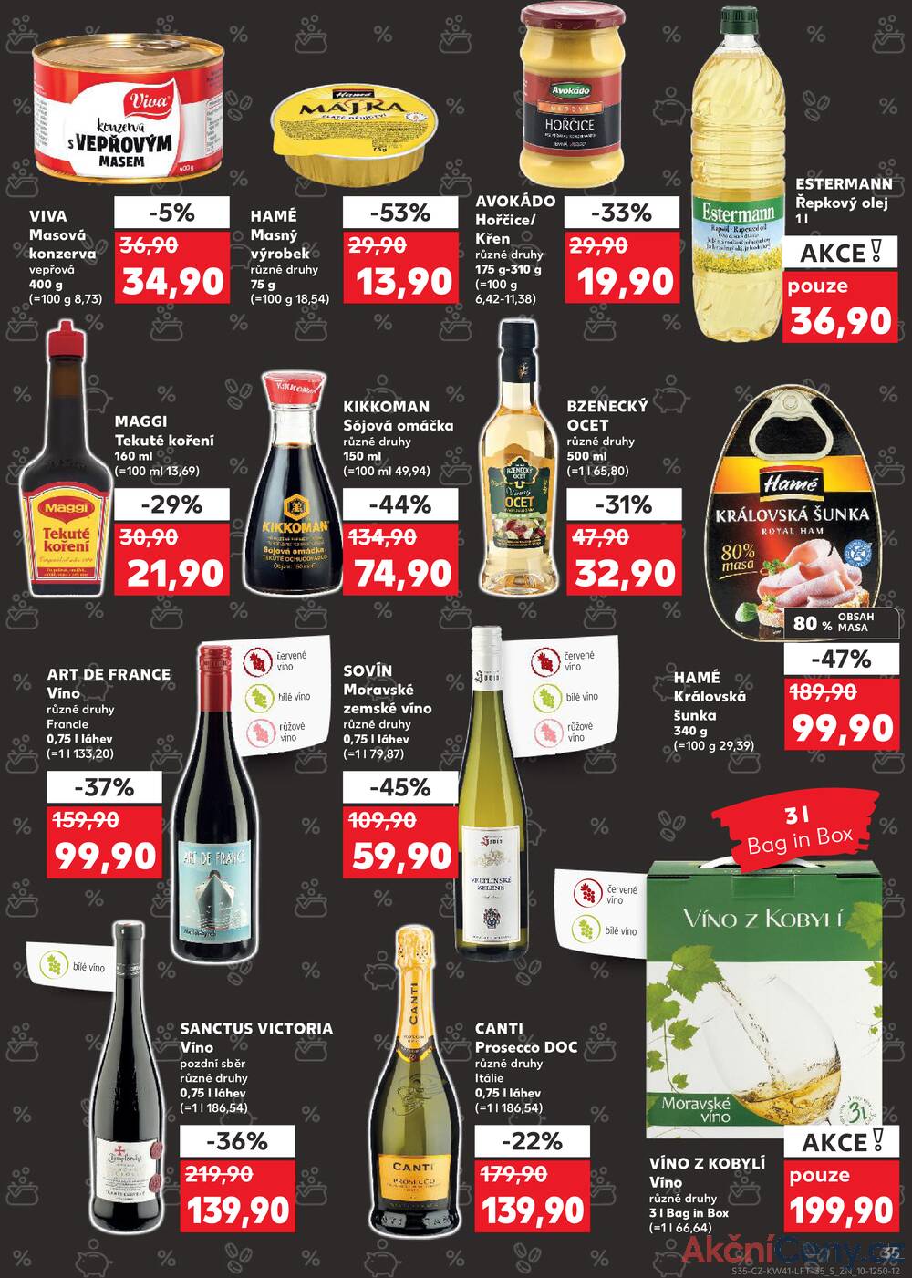 Leták Kaufland - Kaufland 8.10. - 14.10. - Kaufland - Brno - Slatina - strana 35