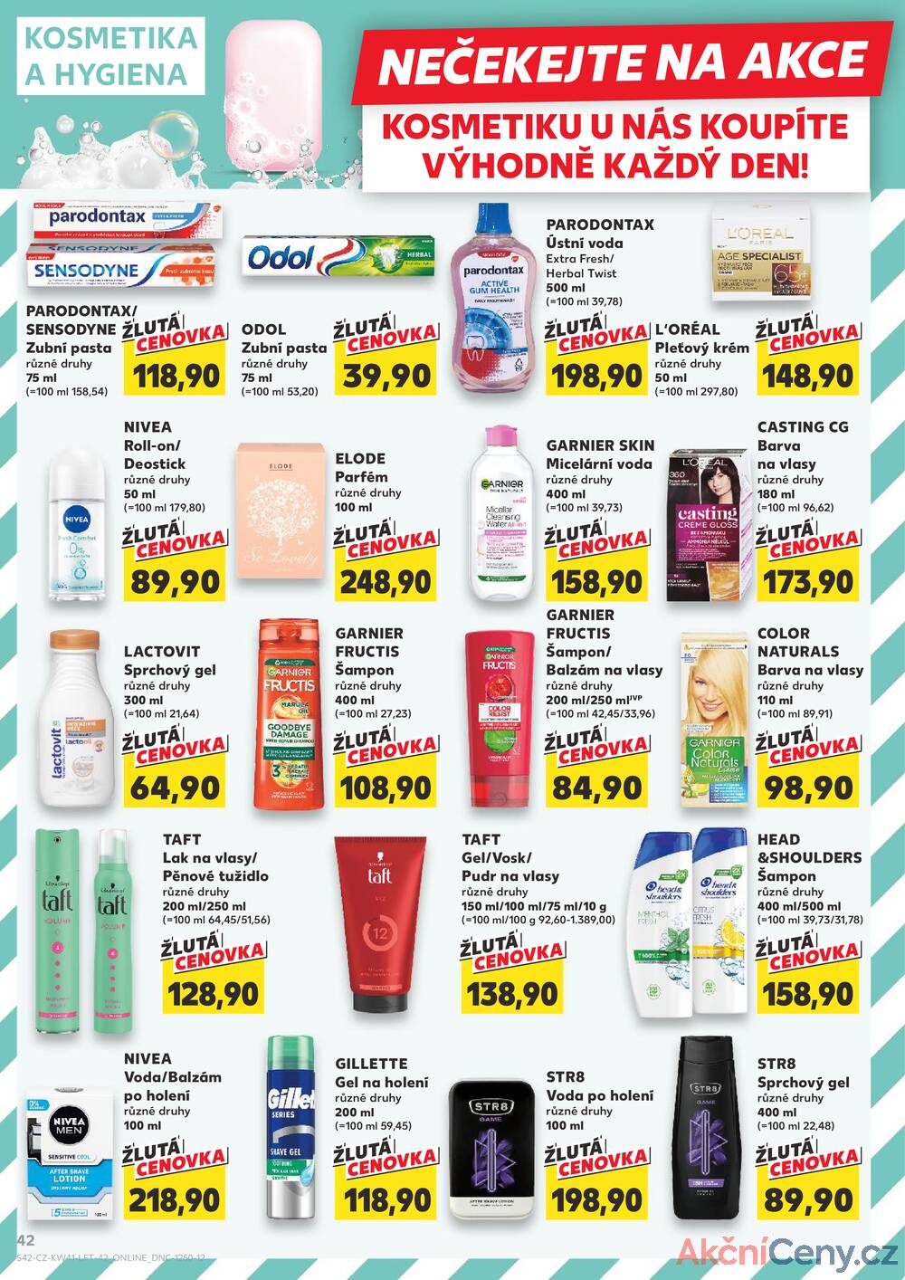 Leták Kaufland - Kaufland 8.10. - 14.10. - Kaufland - Brno - Slatina - strana 42