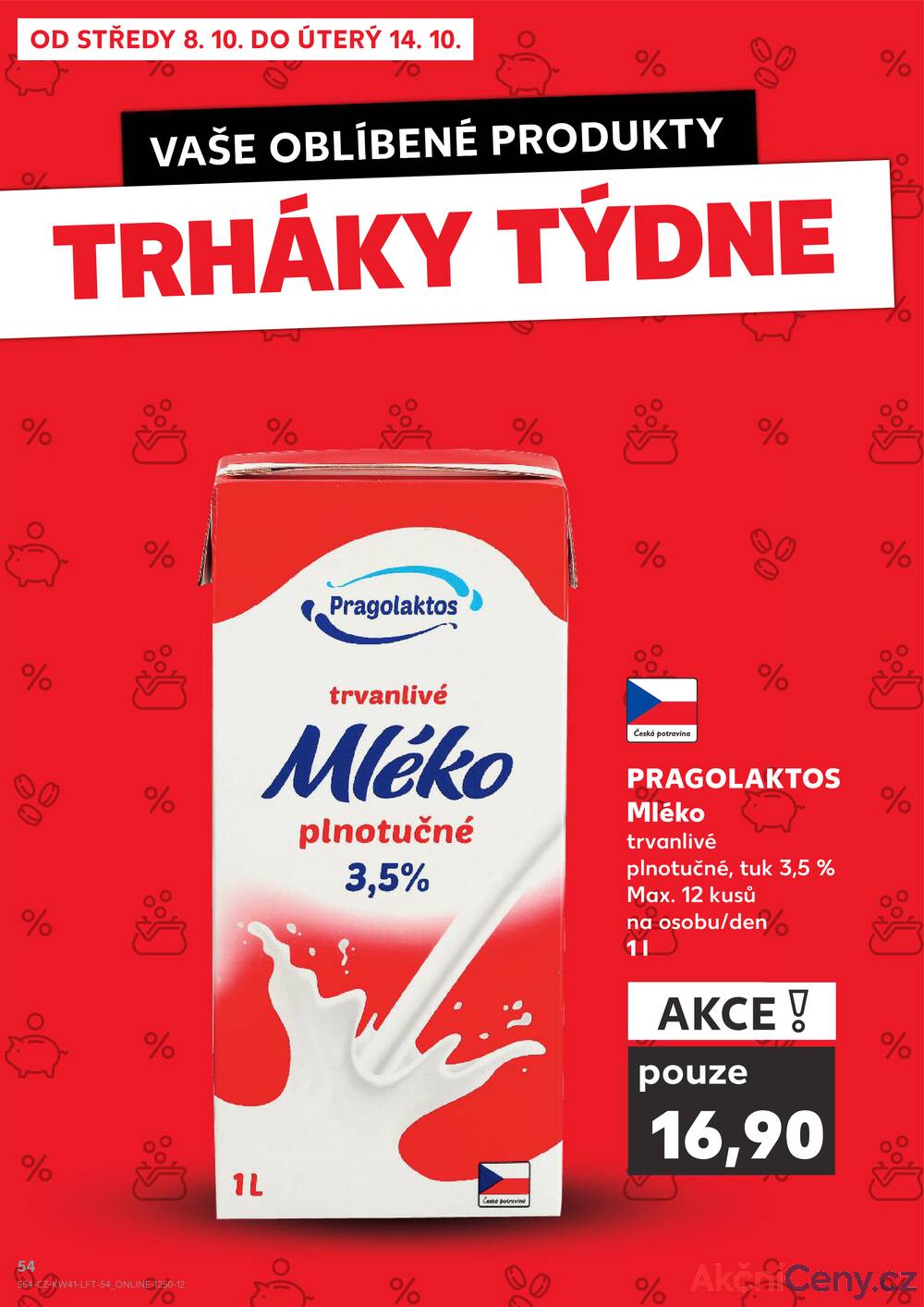Leták Kaufland - Kaufland 8.10. - 14.10. - Kaufland - Ostrava - Poruba - strana 54