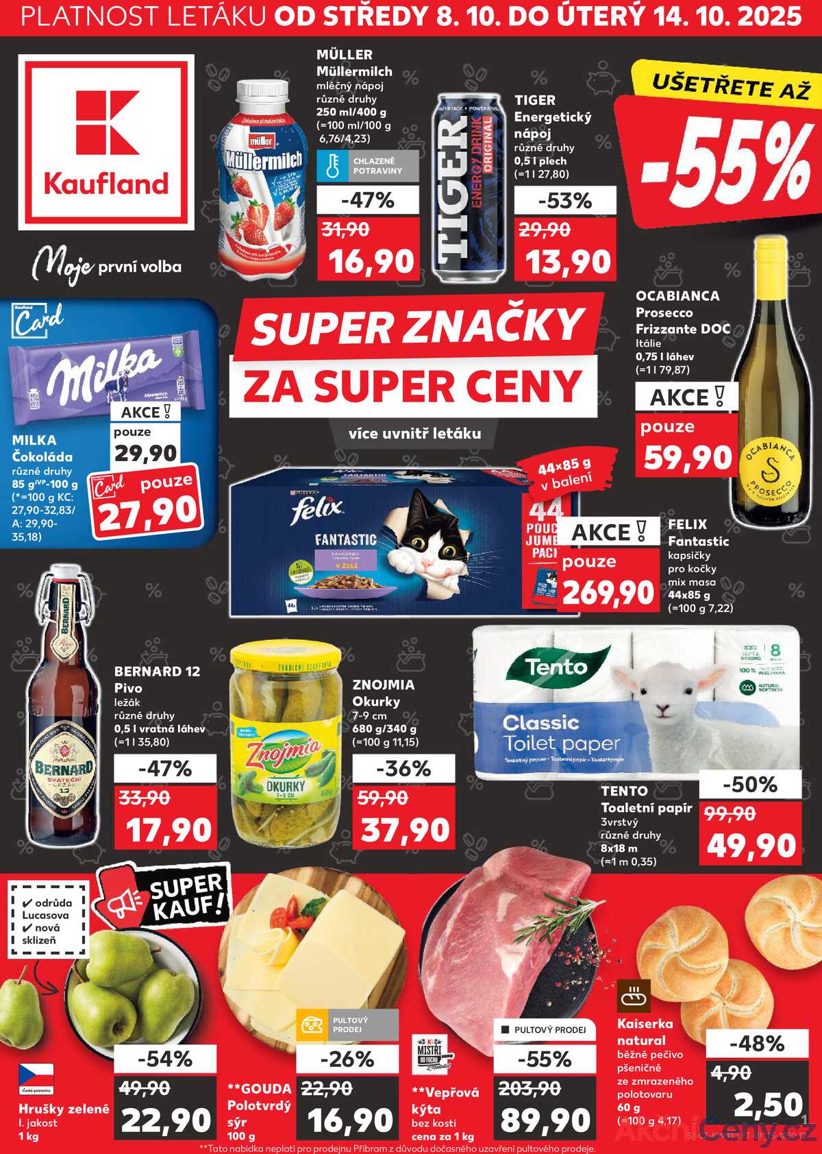 Kaufland 8.10. - 14.10. - Kaufland - Most strana 1