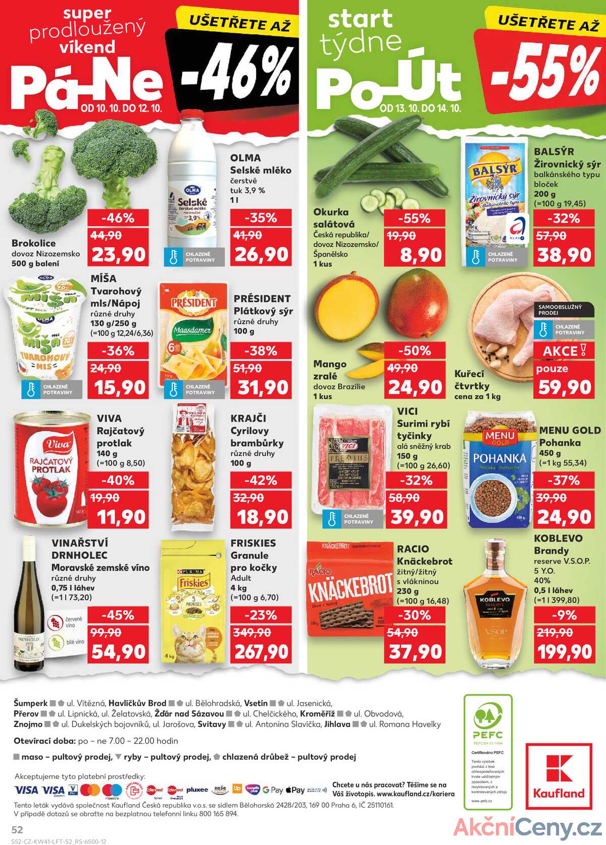 Kaufland 8.10. - 14.10. - Kaufland - Znojmo (Dukelských bojovníků) strana 52