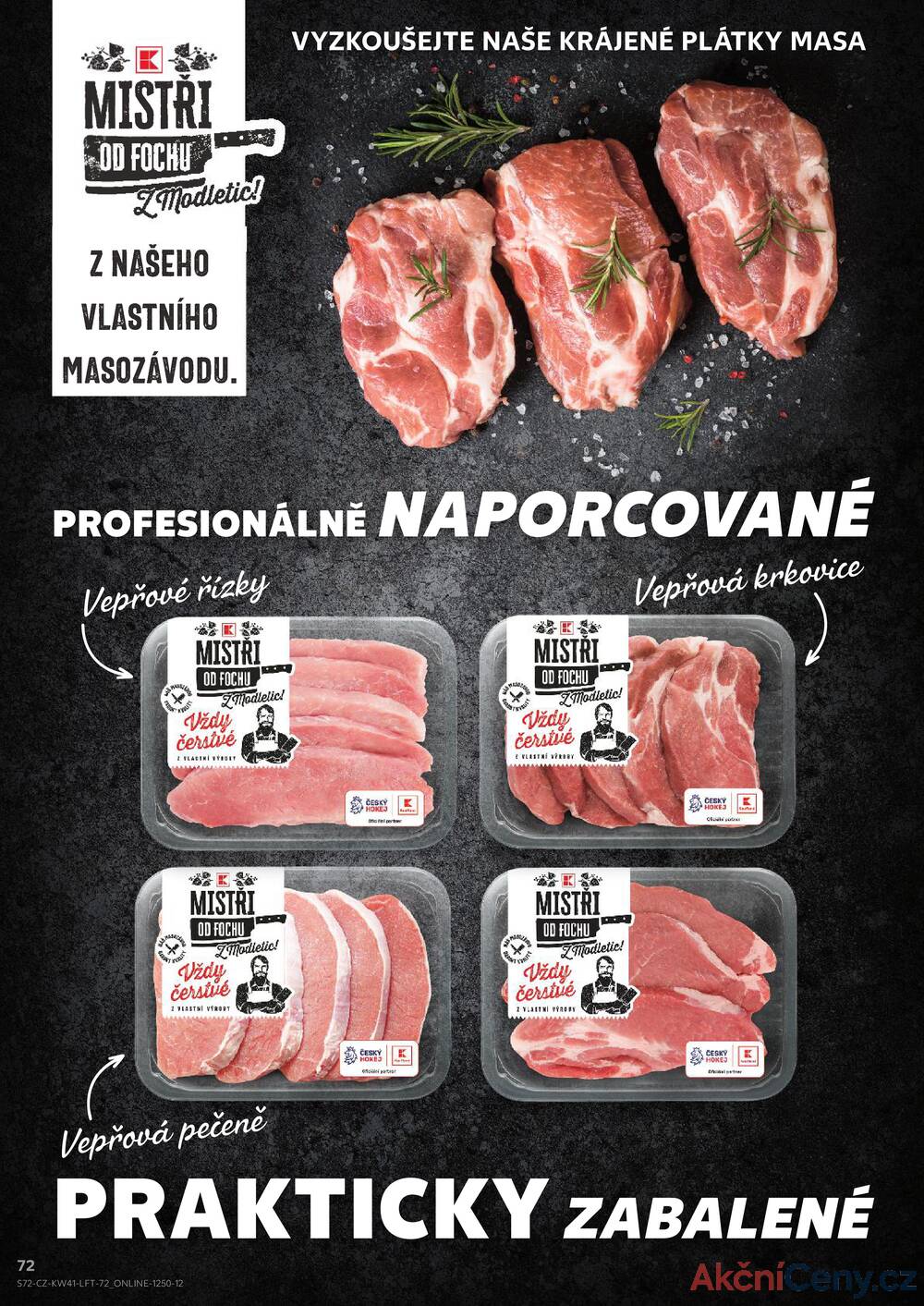 Leták Kaufland - Kaufland 8.10. - 14.10. - Kaufland - Blansko - strana 72
