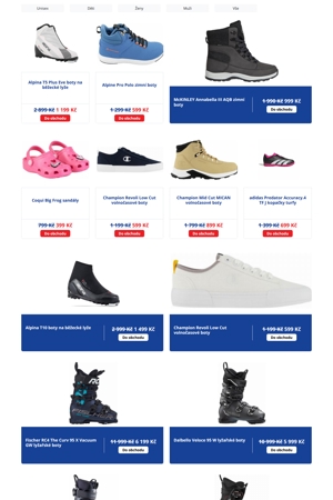 Intersport Boty - 4. 10. 2025