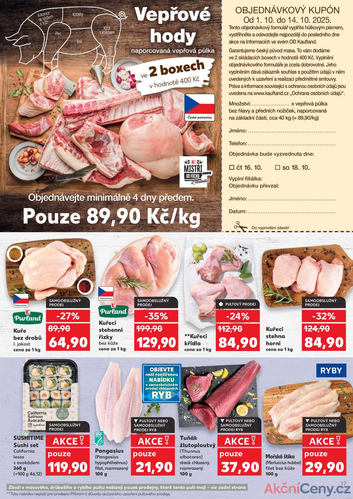Kaufland 8.10. - 14.10. - Kaufland - Opava - Kateřinky strana 17