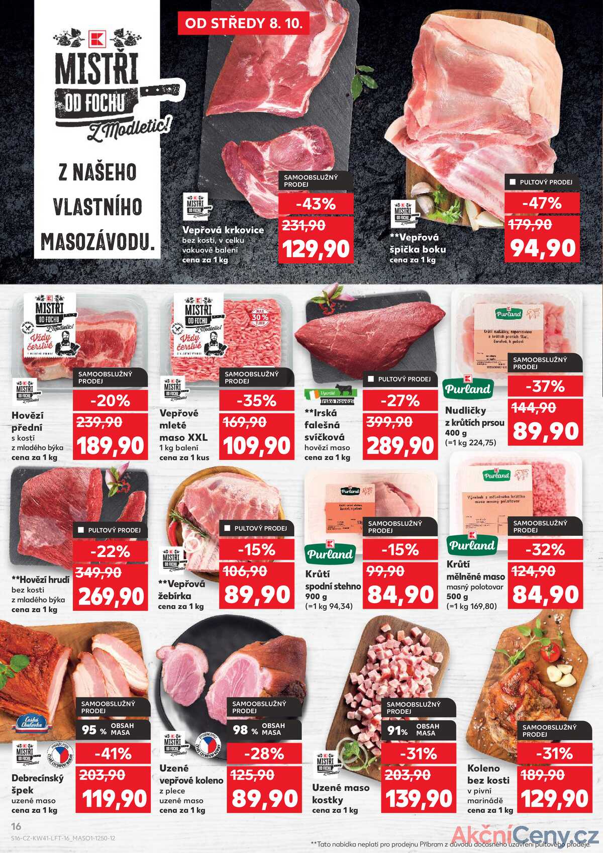 Kaufland 8.10. - 14.10. - Kaufland Turnov Sobotecká strana 16