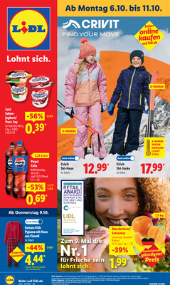 Leták Lidl Německo 6.10.-11.10.2025