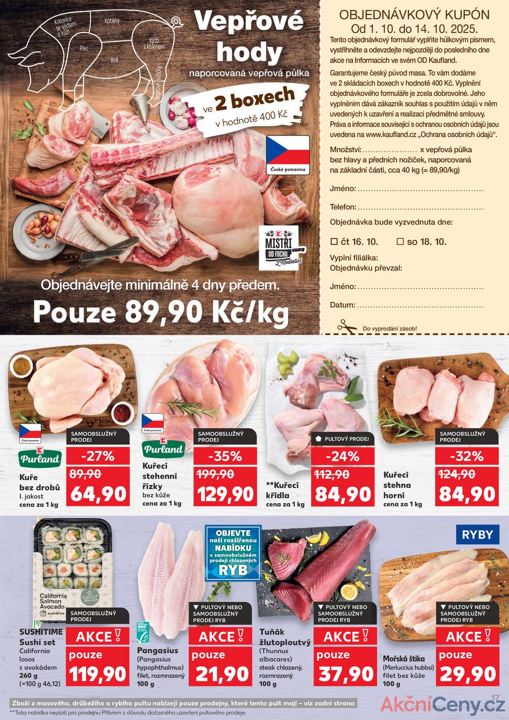 Leták Kaufland - Kaufland 8.10. - 14.10. - Kaufland - Mohelnice - strana 17