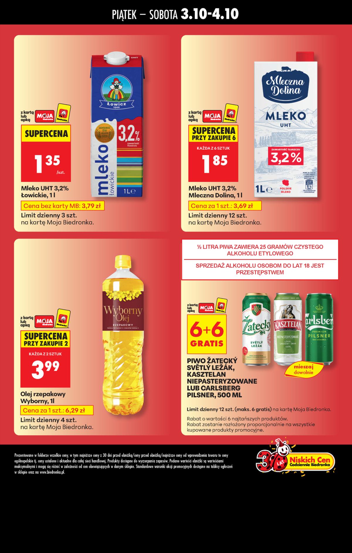 Leták Biedronka Polsko 3.10.-4.10.2025 strana 2