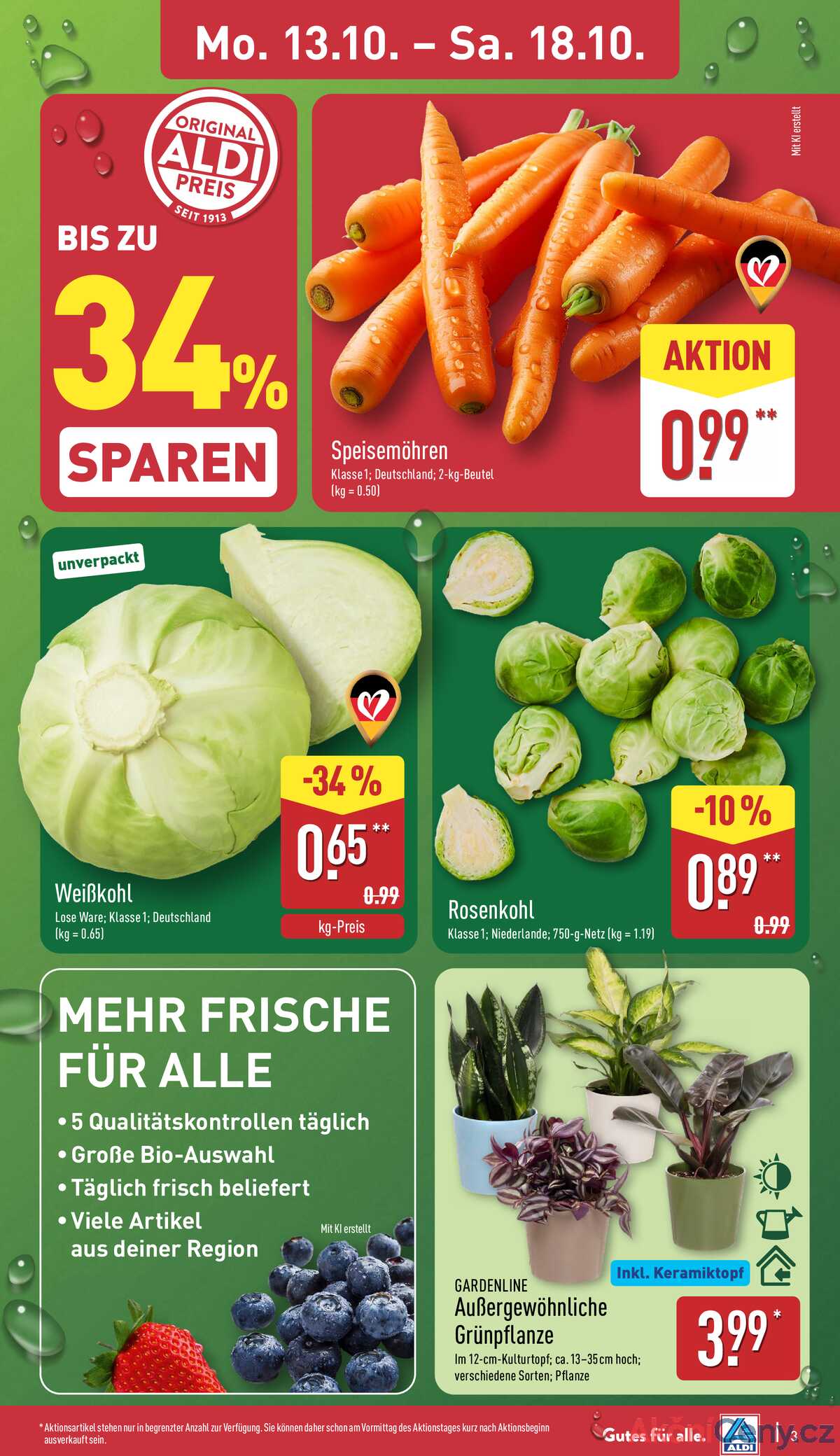 Leták ALDI Německo 13.10.-19.10.2025 strana 3