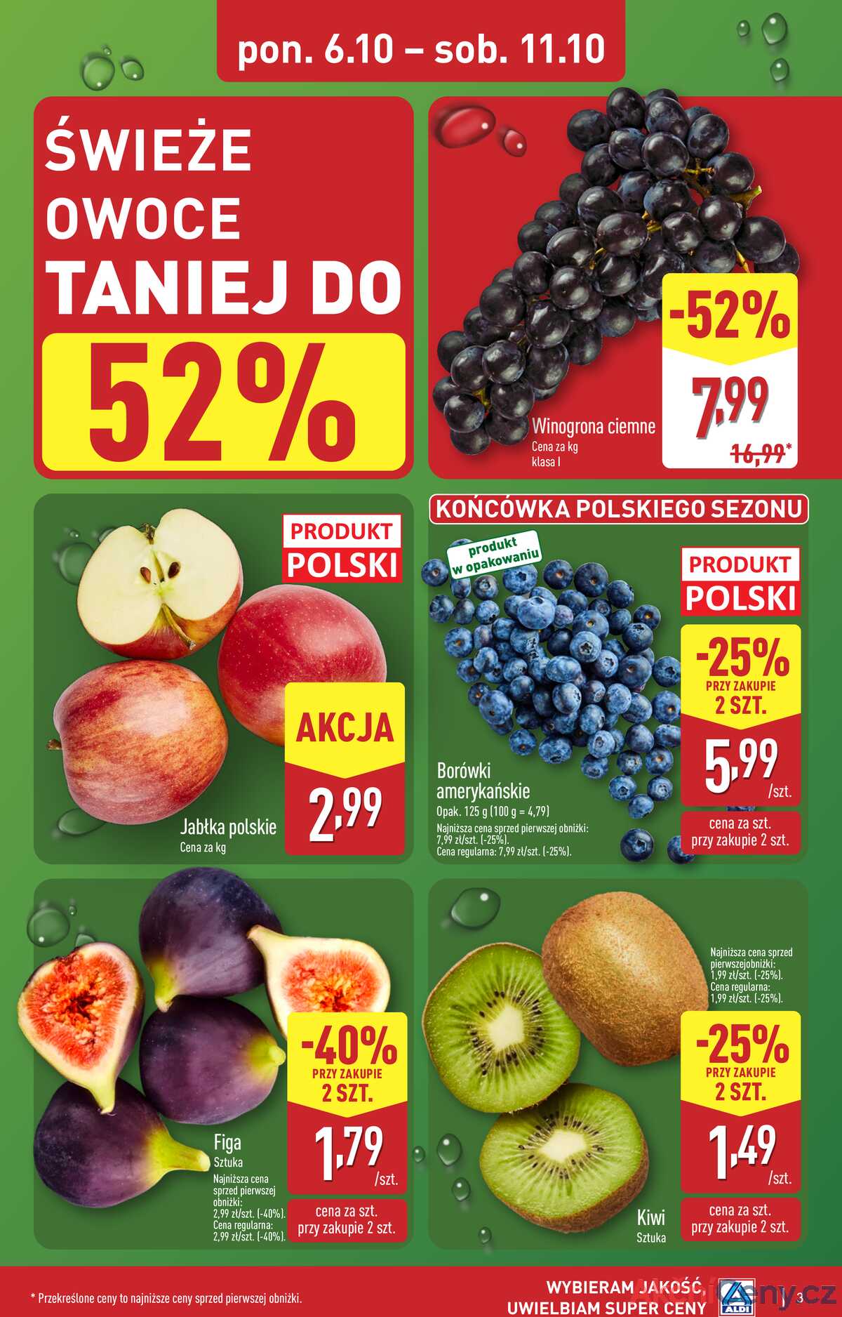 Leták Aldi Polsko 6.10.-11.10.2025 - Úplná nabídka strana 3