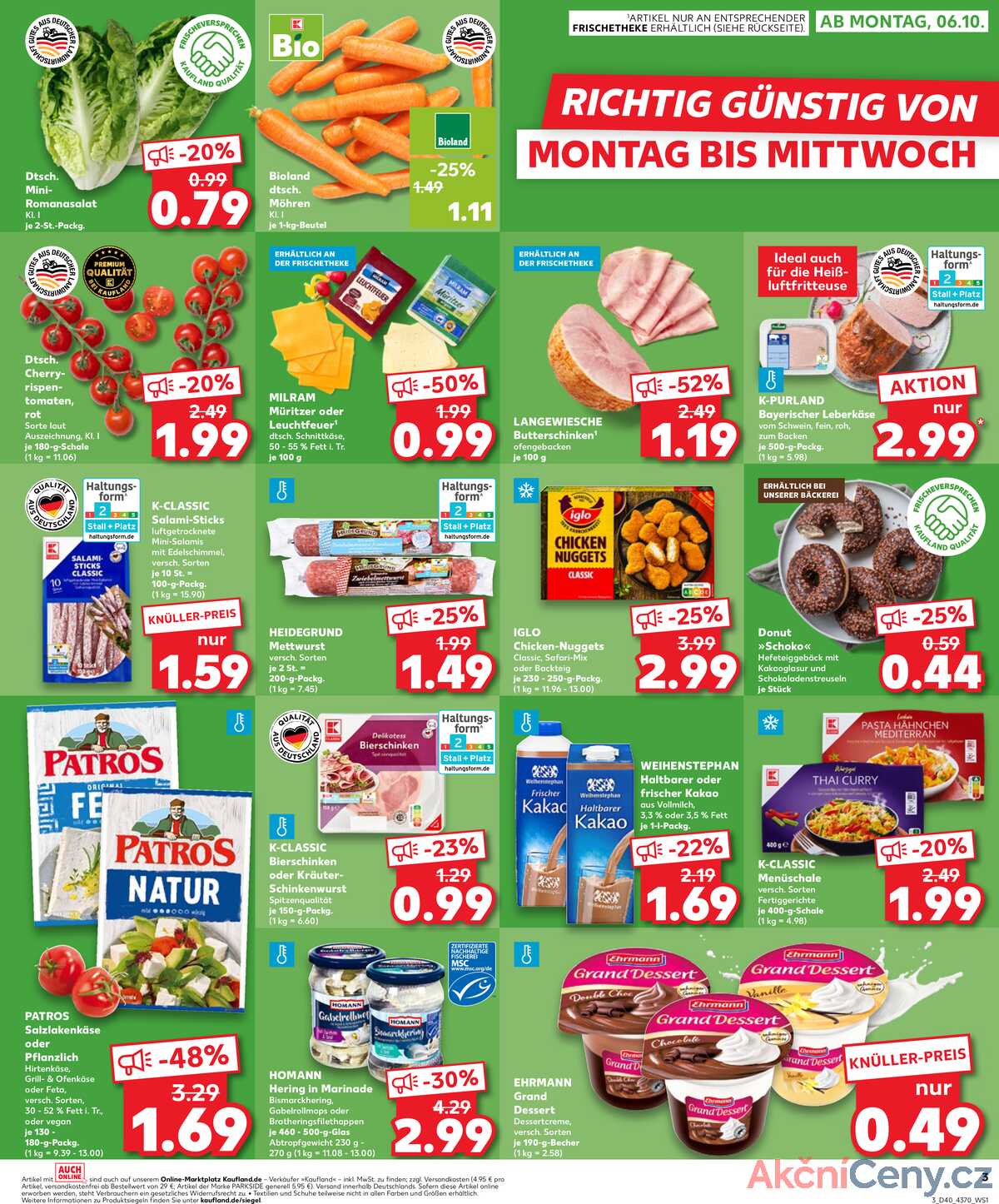Leták Kaufland Německo 5.10.-8.10.2025 strana 3