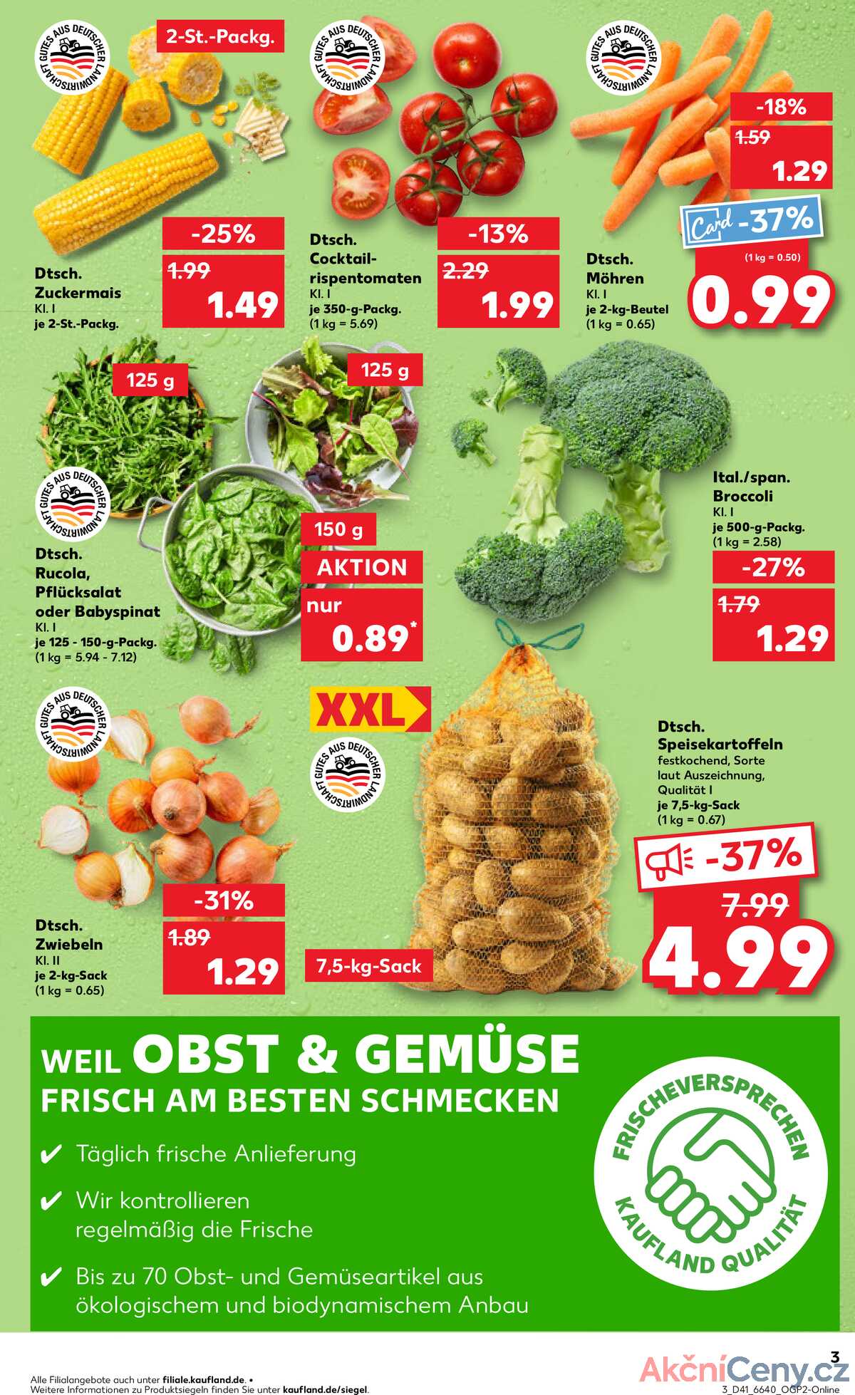 Leták Kaufland Německo 9.10.-15.10.2025 strana 3