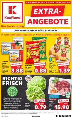 Leták Kaufland Německo 9.10.-15.10.2025